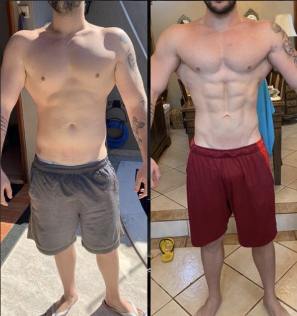 Body transformation result