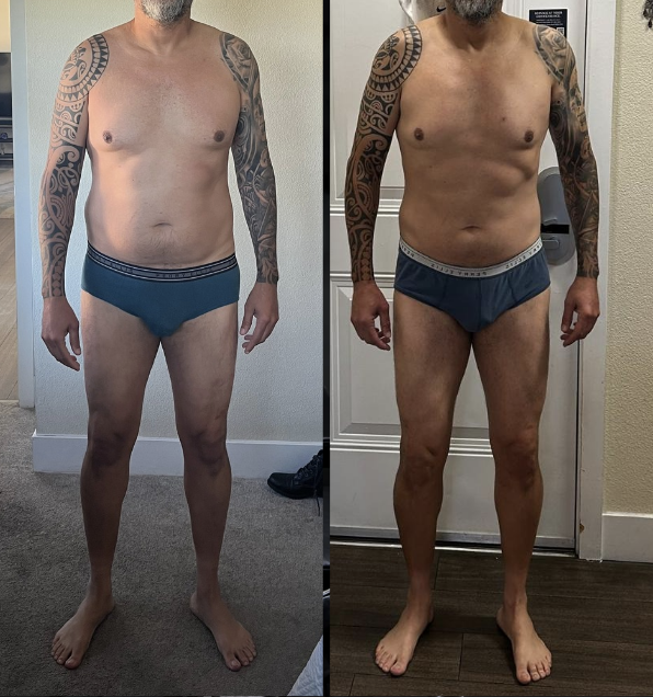Body transformation result