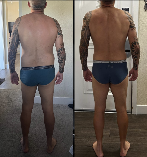 Body transformation result
