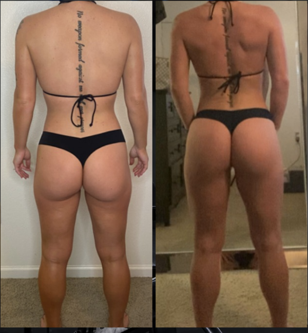 Body transformation result