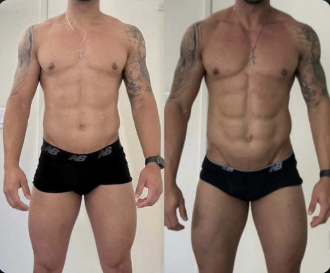 Body transformation result